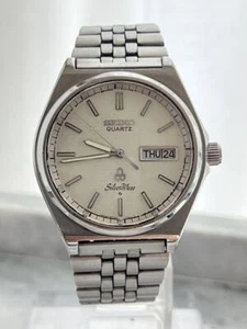 Reloj Seiko SilverWave Cuarzo 8229-8000 Diciembre 1979 Esfera Kanji JDM Raro - Imagen 1 de 10