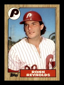 1987 Topps Tiffany Ronn Reynolds #471 Set Break