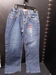 New JC Penny Arizona Jean Co Size 8 Husky Boys Jeans 5 Pocket Design With Tags - Picture 1 of 5