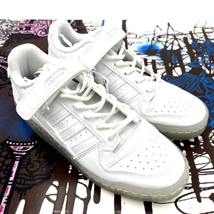 NEW Adidas Forum Low Shoes Cloud White GX2722 Men's Size: 6 Wmns: 8 - Picture 1 of 10