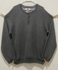 NWT Mens Joseph Abboud Knit Henley Pullover Shirt Size XXL Long Sleeve MSRP $119 - Picture 1 of 7
