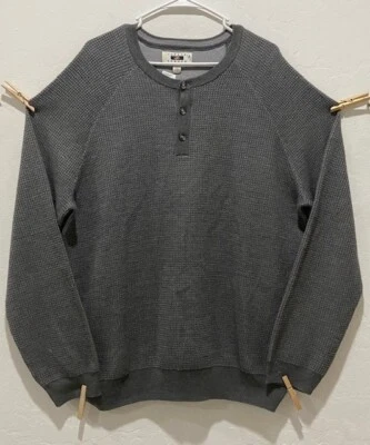 NWT Mens Joseph Abboud Knit Henley Pullover Shirt Size XXL Long Sleeve MSRP $119 - Image 1 of 4