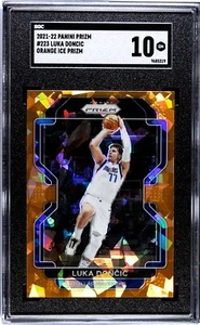 2021 Panini Prizm #223 Luka Doncic ORANGE ICE PRIZM SGC 10 GEM MINT - Picture 1 of 1