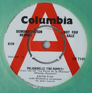π΅ Demo Edith Piaf Polichinelle (The Puppet) DB7149 7β Vinyl Single Columbia - Picture 1 of 7