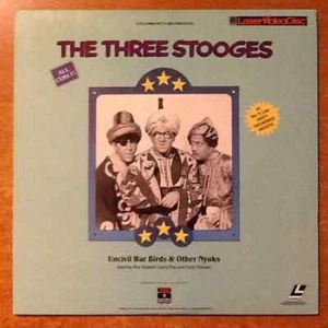 THE THREE STOOGES, UNCIVIL WAR BIRDS & OTHER NYUKS, 6 EPISODES, NEW LASERDISC - Picture 1 of 12