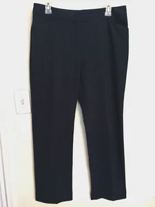 Chicos Womens Pants 0.5 Short S 6 Dark Blue Dress Pockets Academia Office Career - Picture 1 of 3