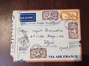 1941 Vietnam Indochina TONKIN WWII Cover TUYEN QUANG POSTMARK - Picture 1 of 2