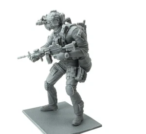 1/24 Resin Figure Model Kit Modern US Assault Soldier Navy Seal Marine Unpainted - Picture 1 of 4