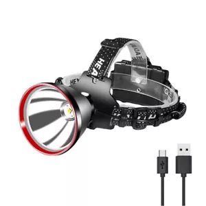 Faro recargable de alta potencia 9900000LM antorcha LED camping pesca nocturna - Imagen 1 de 18