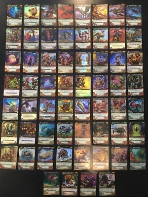 World of Warcraft COMPLETE LOOT CARD TCG SET - CODES ARE USED - all (60) cards - Image 1 of 4