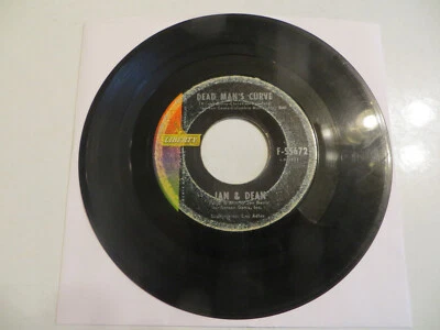 Jan & Dean – Dead Man's Curve - 7" 45RPM 1964 Liberty - Surf Rock Foto 1 de 3