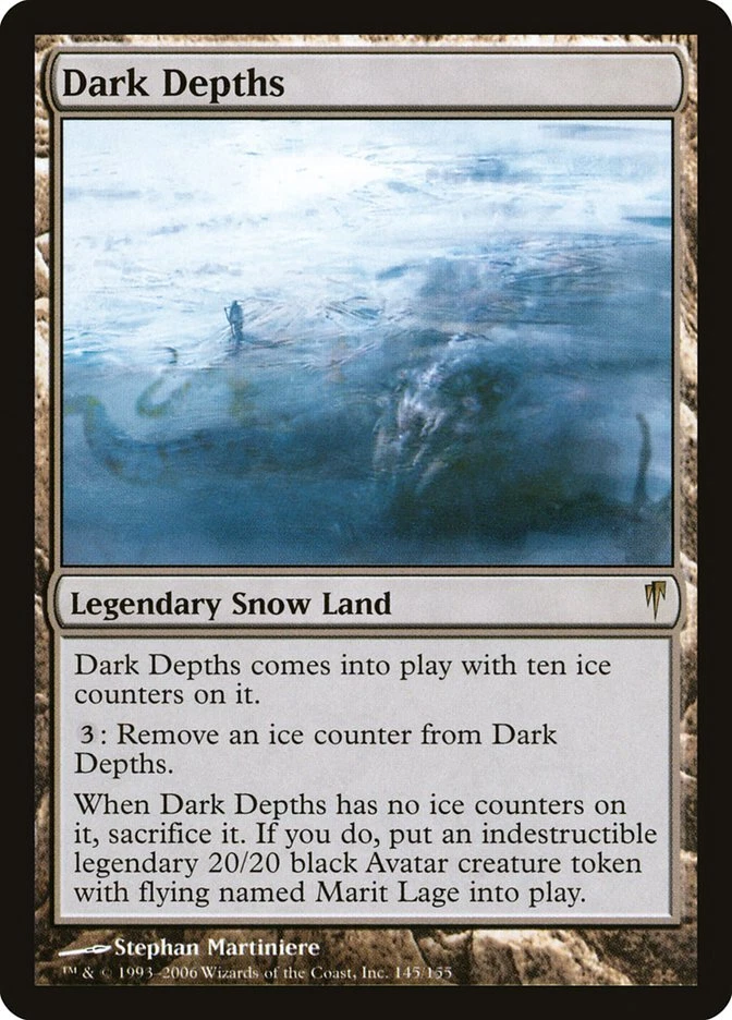 DARK DEPTHS - Coldsnap NM  (145/155) mtg Magic the Gathering - Image 1 of 1