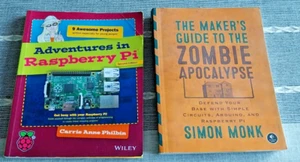 MAKERS GUIDE TO THE ZOMBIE APOCALYPSE & ADVENTURES IN RASPBERRY Pi (2 Books) - Photo 1/2