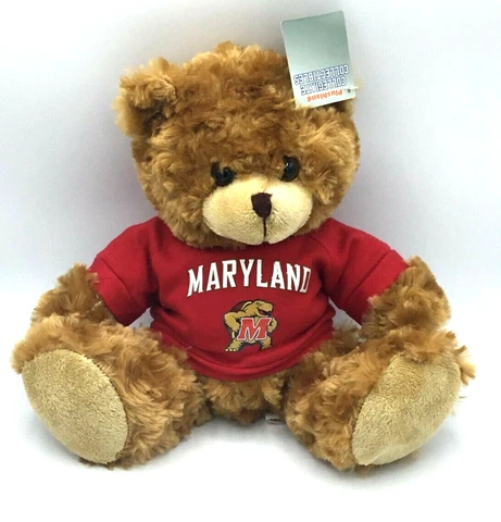MARYLAND TERRAPINS NCAA 11" PLUSH BEAR WITH SCHOOL SWEATSHIRT FREE SHIP Cover