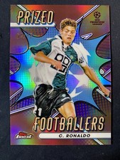 CRISTIANO RONALDO 2022 Topps Finest Prized Footballers ROSE GOLD Refractor /75