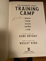 KOBE BRYANT SIGNED BOOK THE WIZENARD SERIES TRAINING CAMP LAKERS AUTOGRAPH 
