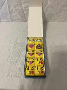 Kaomojibalms Flavored Lip Balm 10 Individual Emoji Balms (Read Description) - Picture 1 of 7