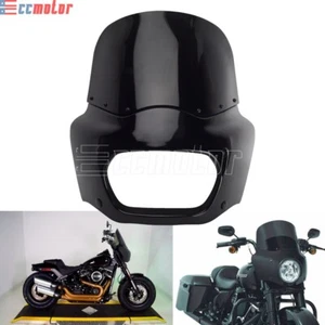 Headlight Fairing & Windshield Kit for Harley Softail Fat Bob FXFB FXFBS 2018-22 - Picture 1 of 10