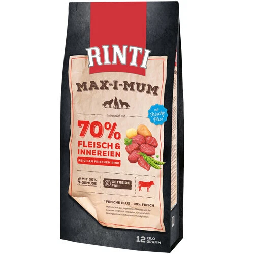 12 kg Rinti Max-i-mum Rind Trockenfutter Hundefutter Hund  - Bild 1 von 1