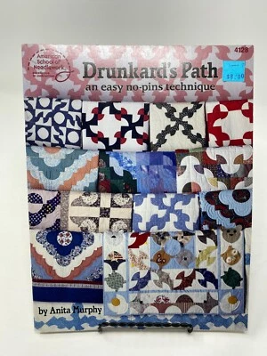 American School Of Needlework Drunkards Path An Easy No-Pins Technique Quilt - Image 1 of 4