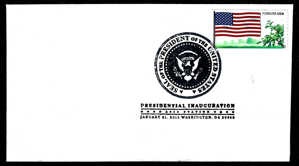 USA, SCOTT # 4332, PICTORIAL CANCEL 2013 PRESIDENTIAL INAUGURATION SEAL COVER - Image 1 of 1
