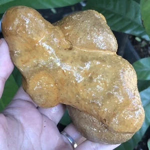 483Gr RARE VIEWING STONE,LIME MUD CRYSTAL CALCITE NATURAL Rough Mineral Specimen - Picture 1 of 11