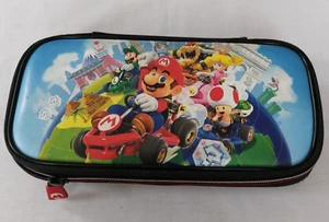 NINTENDO SWITCH Deluxe Game Traveler Case Mario Kart Excellent 10.5" x 5" Zipper - Picture 1 of 4