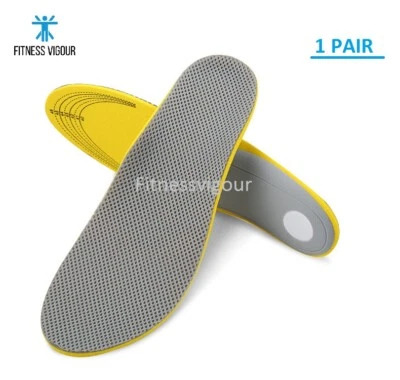 FITNESS VIGOUR Plantarfasziitis hohe Fußgewölbestützen Orthesen Schuheinlagen Plattfuß Unisex UK