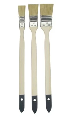 Heizkörperpinsel-Set 3-teilig 25mm 35mm 50mm Langpinsel Malerpinsel Winkelpinsel - Bild 1 von 2