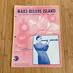 Vintage Sheet Music - Make-Believe Island - 1940 N. Kenny, C. Kenny & Will Grosz - Picture 1 of 7