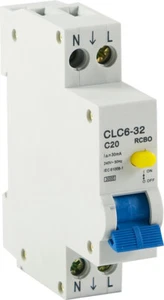 RCD / MCB Safety Switch RCBO 1 Pole 3kA Type A 10 to 20 Amps - Picture 1 of 4