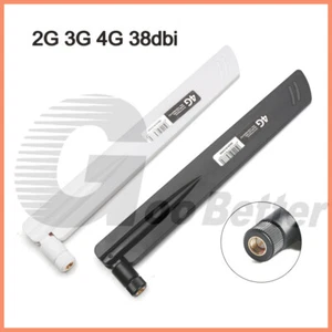 2G 3G 4G 38dbi WiFi Antenna LTE GSM/CDMA/High Gain ATU SMA Male Connector Router - Picture 1 of 8