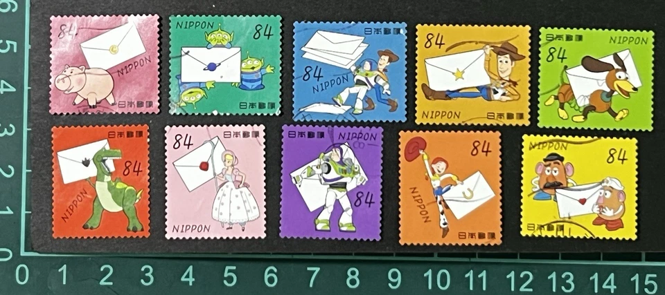 Selos L534 JAPÃO 2022 Disney Pixar Toy Story filme 84Y 10v frete grátis e presente - Imagem 1 de 1