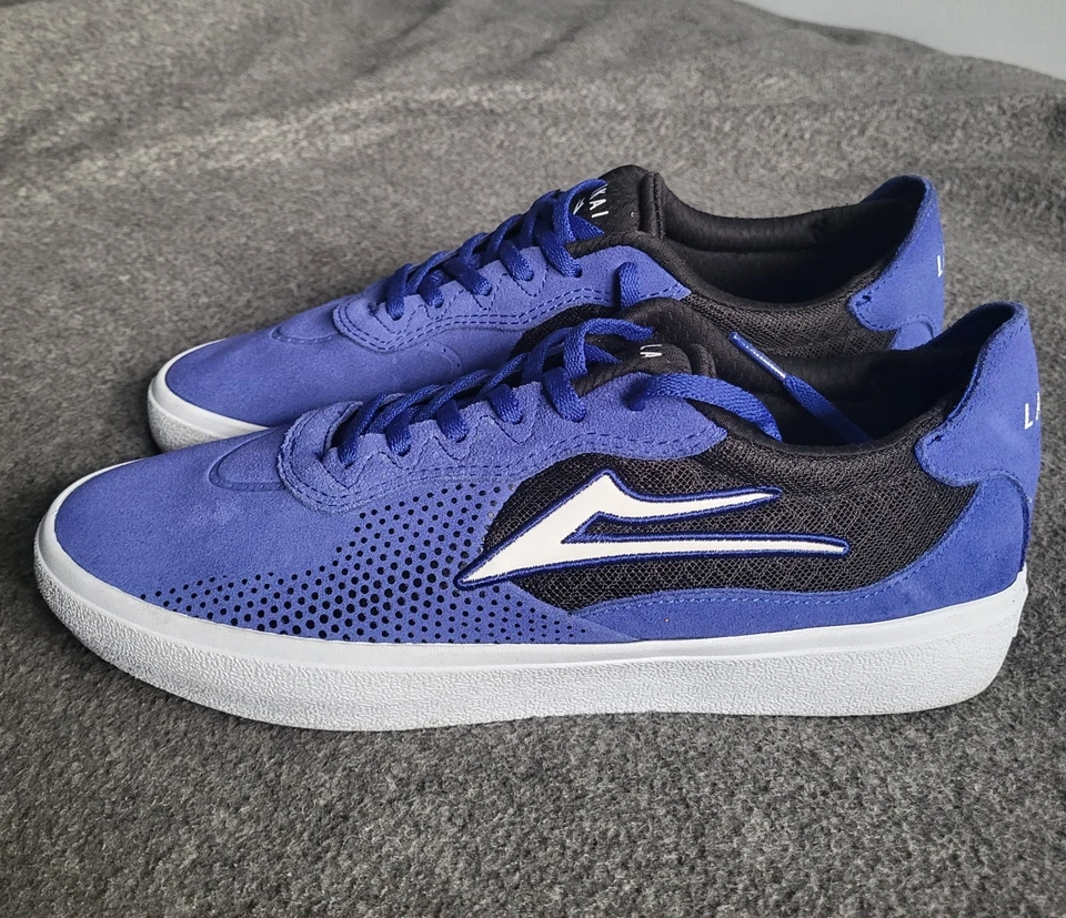 Lakai Essex MS3220263A00 Hombres Azul Gamuza Skate Tenis Zapatos Foto 1 de 4