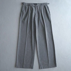 Pantalones Ralph Lauren Años 80 Pata de Gallo Hechos en EE. UU. Calce Ancho Usados - Imagen 1 de 13