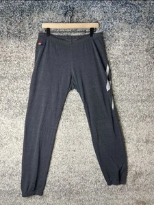 Aviator Nation Pants Mens Medium Joggers Made in USA Retro Rainbow Stripe Comfy - Picture 1 of 6