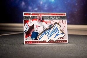 Patrick Roy Montreal Canadiens Expansion Era Signature Cut Cards - Autographed - Picture 1 of 2