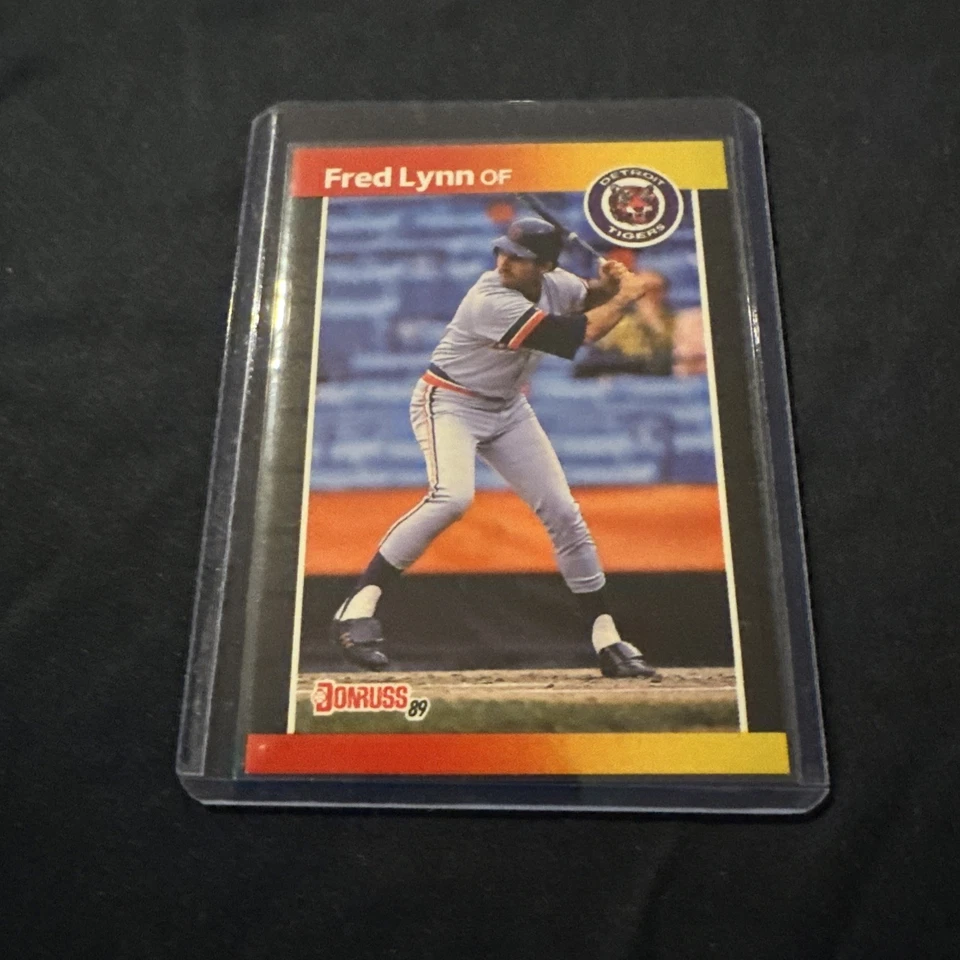 1989 Donruss Fred Lynn Baseball Card - Image 1 of 2