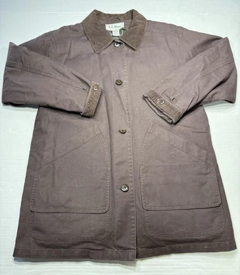 LL Bean Barn Chore Jacket Field Work Blanket Lined Canvas Women’s Size M Reg - Image 1 of 4