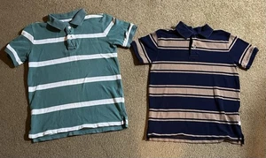 Gap Kids Brown/Blue Striped Collar Shirt, Boys Size 8 M, Good Condition/Preowned - Picture 1 of 2