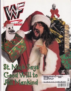 Mick Foley Dec 1999 WWF Wrestling Magazine Catalog Santa Mankind Wrestler WWE - Picture 1 of 3