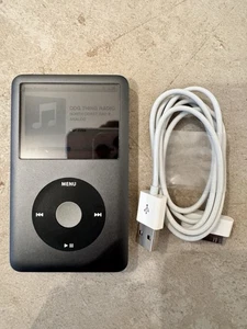 Apple iPod Classic 7th Generation 160GB Black A1238  excellent New Battery! - Picture 1 of 8