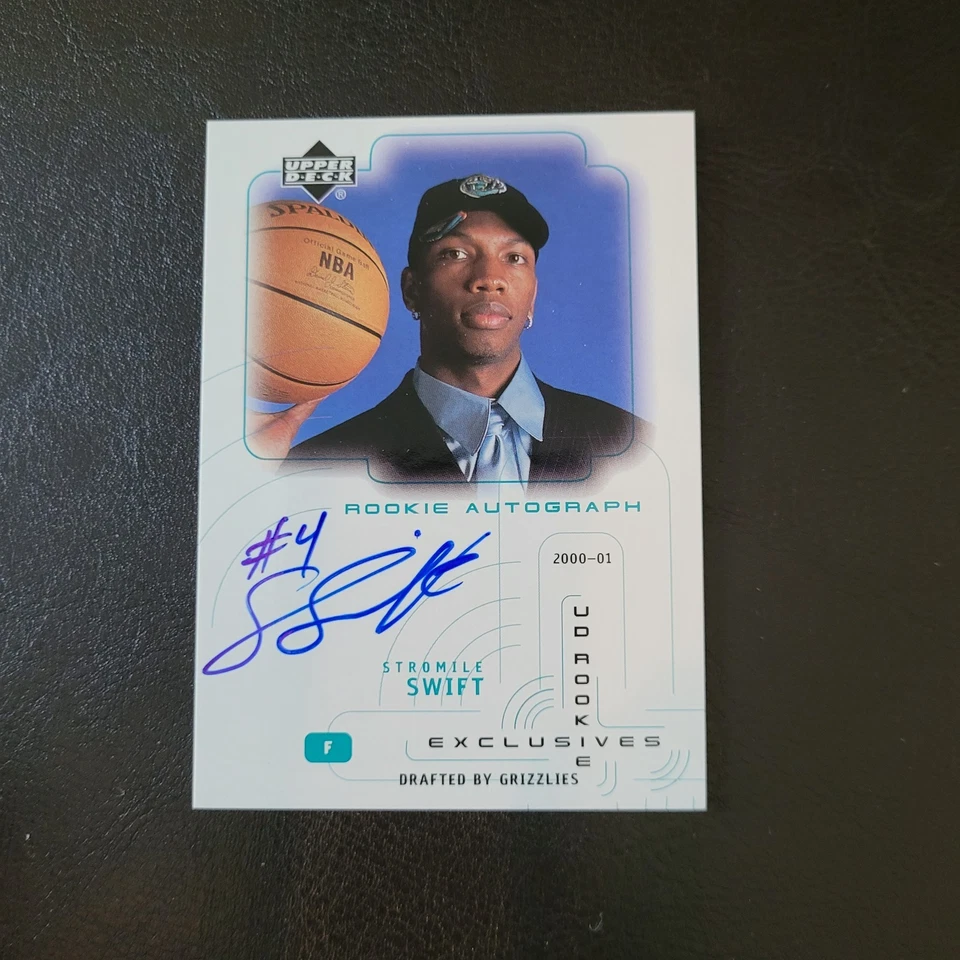 2000-01 Upper Deck UD Rookie Exclusives Stromile Swift #SS RC Autograph - Image 1 of 1