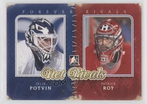 2012-13 ITG Forever Rivals Series Net Felix Potvin Patrick Roy #NR-08 HOF - Picture 1 of 3