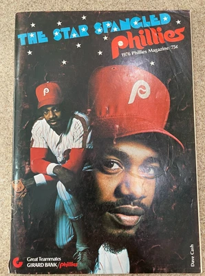 The Star Spangled Phillies 1976 Phillies Magazine - Game Souvenir Magazine 1976 - Image 1 of 3