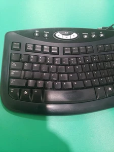 MICROSOFT Comfort Curve Keyboard 2000 v1.0 Wired Black - Picture 1 of 5