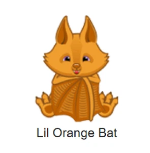 Webkinz Classic Lil' Orange Bat *Code Only* (~messaged~) - Picture 1 of 3