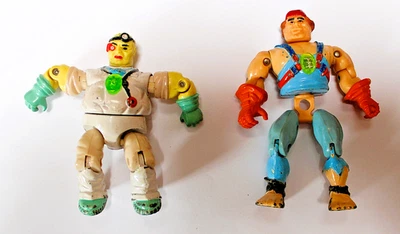 1986 年 LJN 玩具 Bionic Six Dr. Scarab & Mechanic 动作玩偶 — 第 1/2 张图片