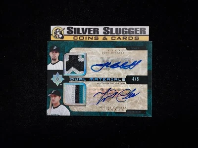 2005 Miguel Cabrera/ Beckett Ultimate Collection Dual Materials Auto /5 Marlins - Image 1 of 4