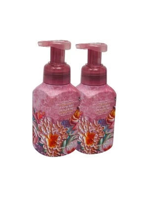 2 BATH & BODY WORKS RASPBERRY TANGERINE GENTLE CLEAN FOAMING HAND SOAP NEW - Image 1 of 3